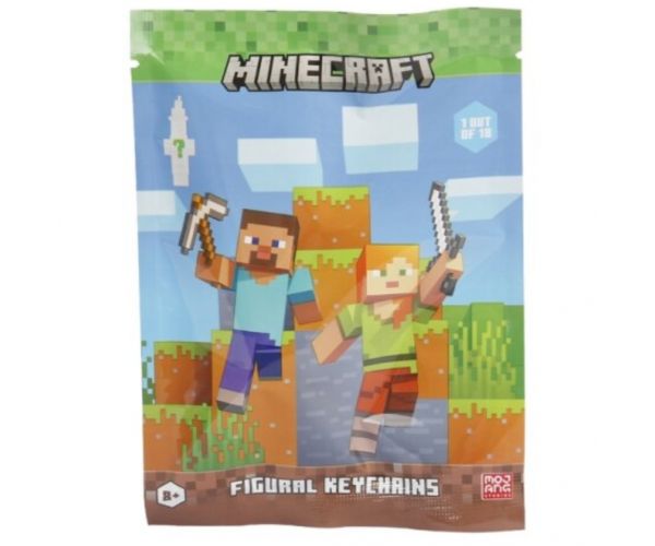 Minecraft kulcstartó meglepetéscsomag 1db