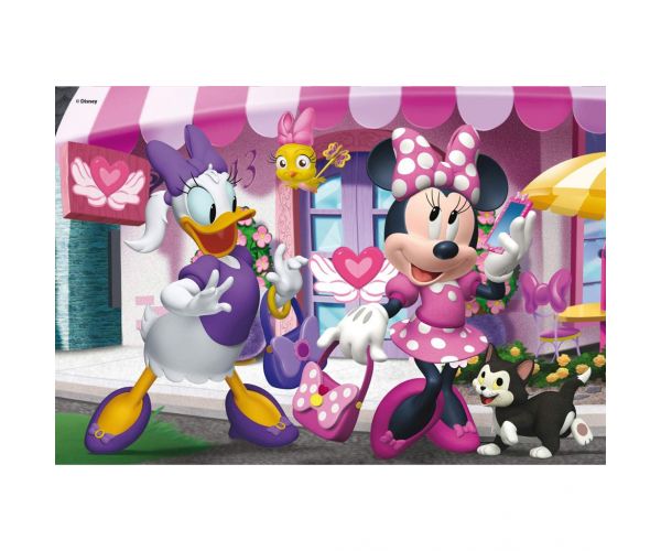 Minnie egér 2 az 1-ben 108db-os puzzle és színező 50x35cm - Lisciani