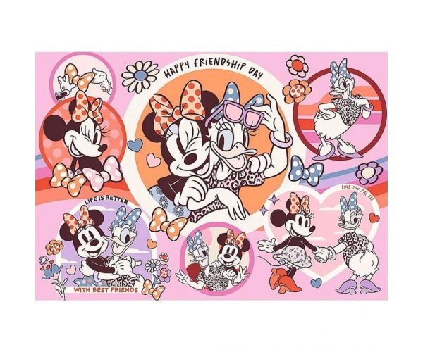 Minnie egér és Daisy kacsa legjobb barátok 200db-os puzzle - Trefl