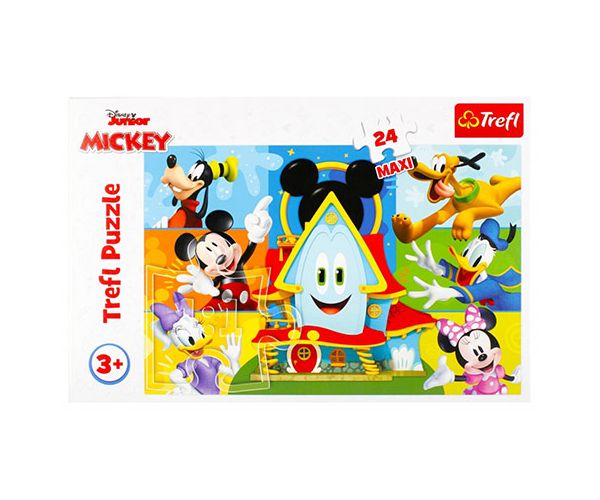 Mickey egér és barátai 24 db-os Maxi puzzle - Trefl