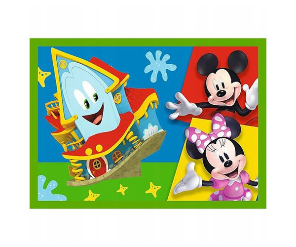 Mickey egér és a barátai 4 az 1-ben puzzle - Trefl