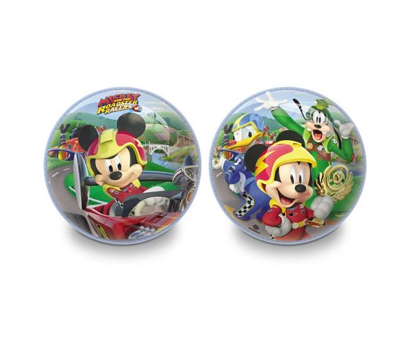 Mickey egér gumilabda 14cm kétféle változatban