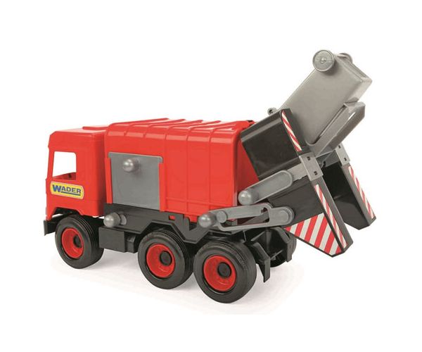 Middle Truck: Kukás autó 43cm piros - Wader