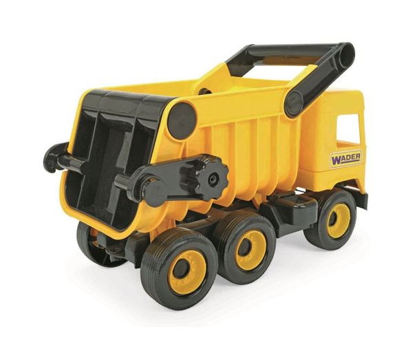 Middle Truck: Billentős dömper 43cm sárga - Wader