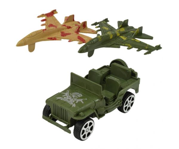 Military Set: Nagy katonai játékszett járművekkel és katona figurákkal