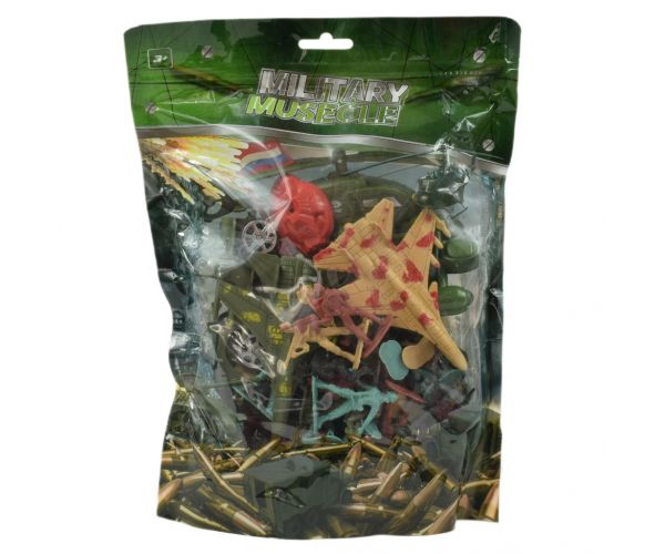 Military Set: Nagy katonai játékszett járművekkel és katona figurákkal