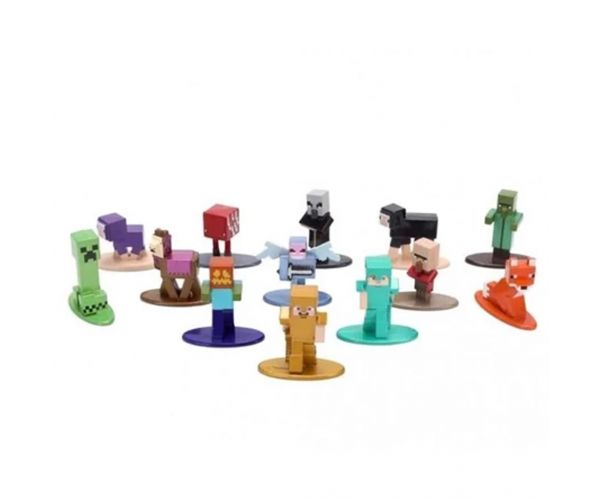 Minecraft: Nano Metalfigs fém meglepetés figura, többféle, 1 db - Jada Toys