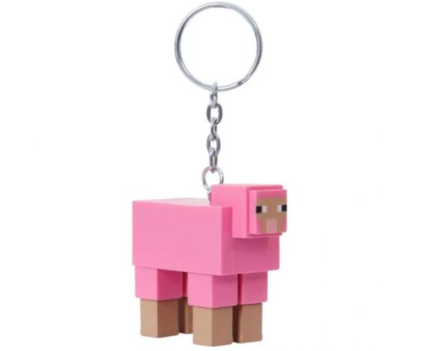 Minecraft meglepetés figura kulcstartó, 13 cm, 2. sorozat - 1db