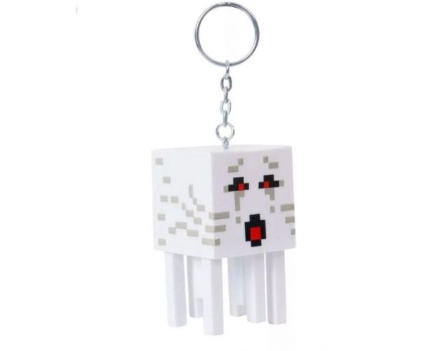 Minecraft meglepetés figura kulcstartó, 13 cm, 2. sorozat - 1db