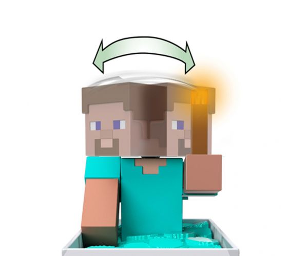 Minecraft RC távirányítós bányakocsi Steve figurával – Mattel