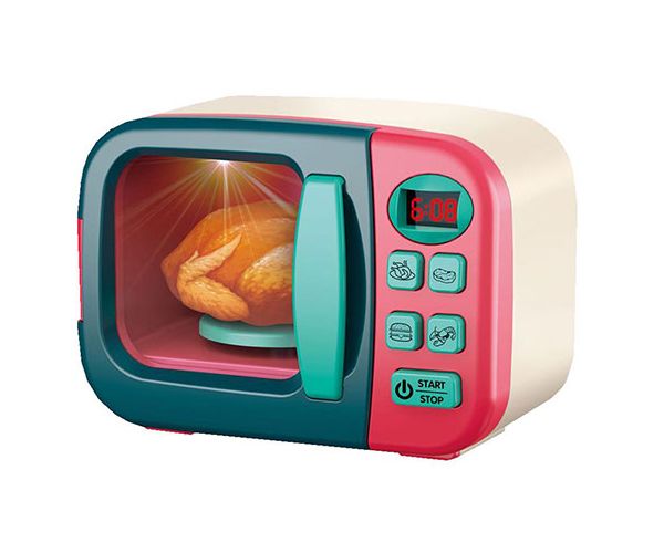 Mini Appliance mikrohullámú sütő játékszett fénnyel