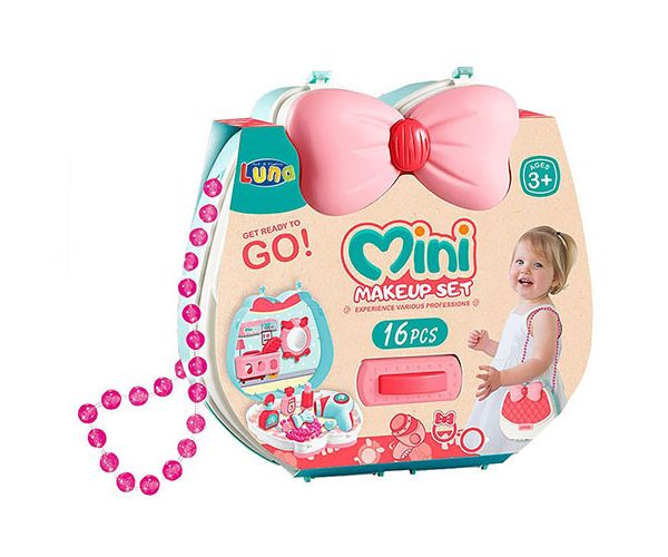 Mini smink játékszett kistáskában 16db-os