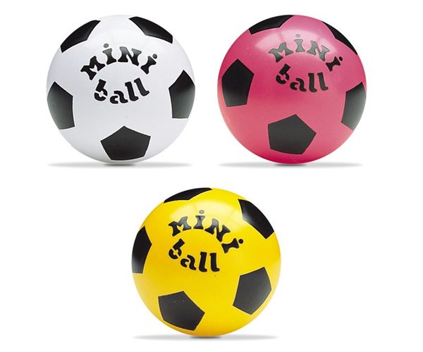 MiniBall focimintás gumilabda 14cm többféle változatban