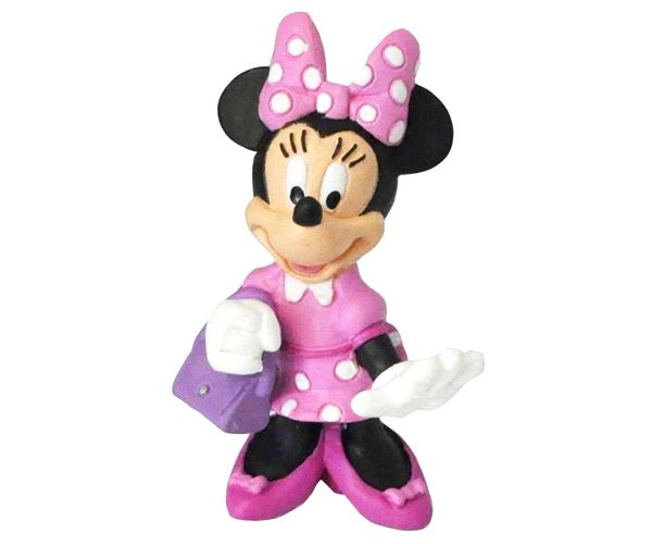 Minnie egér kézitáskával játékfigura