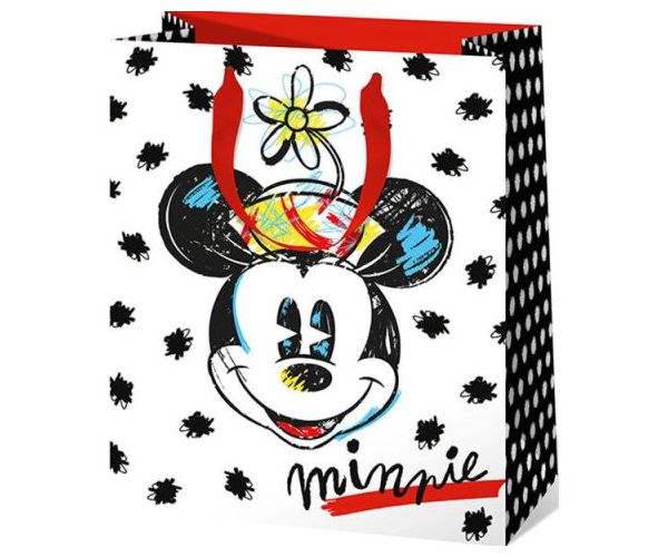 Minnie egér retro normál ajándéktáska 11x15x6cm