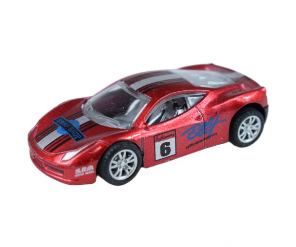 Car Model: Fém versenyautó többféle változatban 7cm 1/50 1db