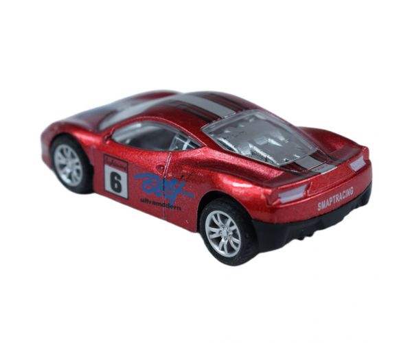 Car Model: Fém versenyautó többféle változatban 7cm 1/50 1db