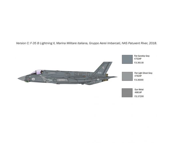 Italeri 1/72 F-35B Lightning II vadászrepülőgép makett