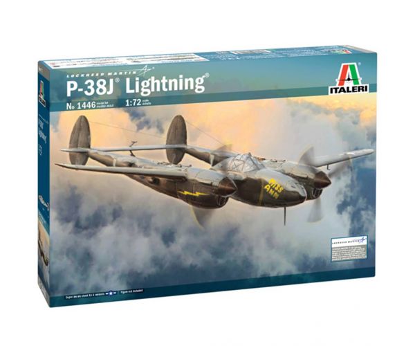 Italeri 1/72 P-38J Lightning repülőgép makett