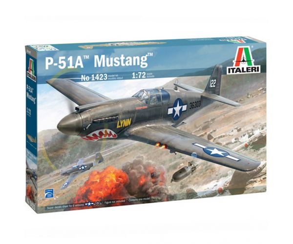 Italeri 1/72 P-51A Mustang vadászgép makett