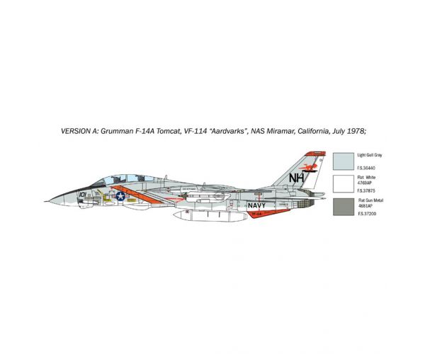 Italeri 1/72 F-14A Tomcat vadászgép makett