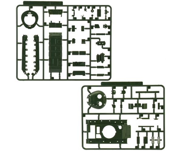 Italeri 1/72 T-55A tank makett