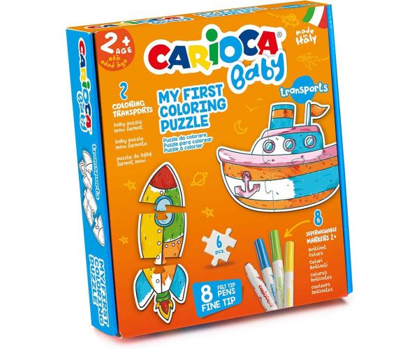 Baby első színezhető puzzle szettem - Carioca