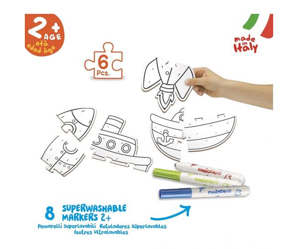 Baby első színezhető puzzle szettem - Carioca