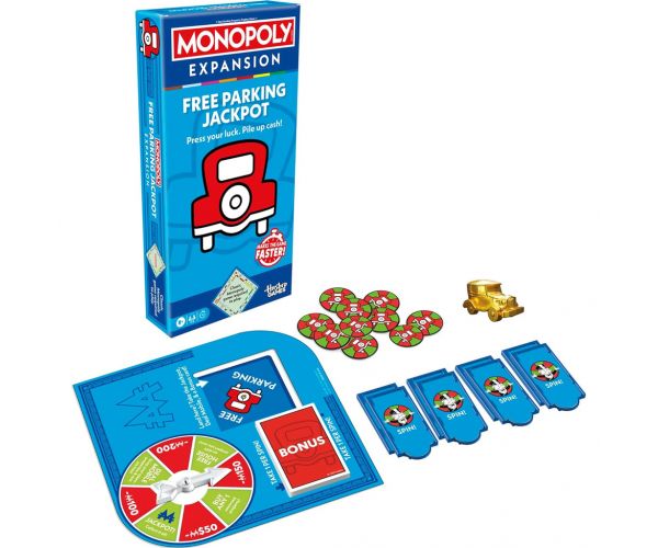 Monopoly: Free Parking Jackpot kiegészítő pakli - Hasbro