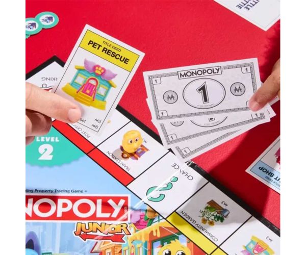 Monopoly Junior állatfigurás társasjáték - Hasbro