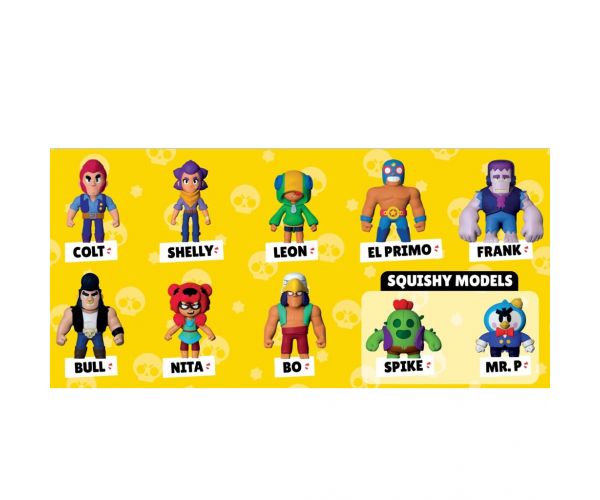 Monster Flex: Brawl Stars nyújtható figurák többféle változatban 1db