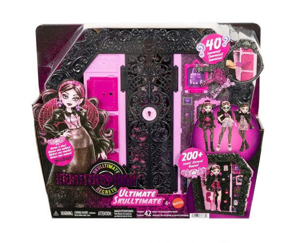 Monster High Rémtrendi Öltöző Draculaura Babával - Mattel