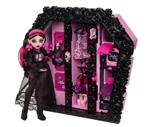 Monster High Rémtrendi Öltöző Draculaura Babával - Mattel