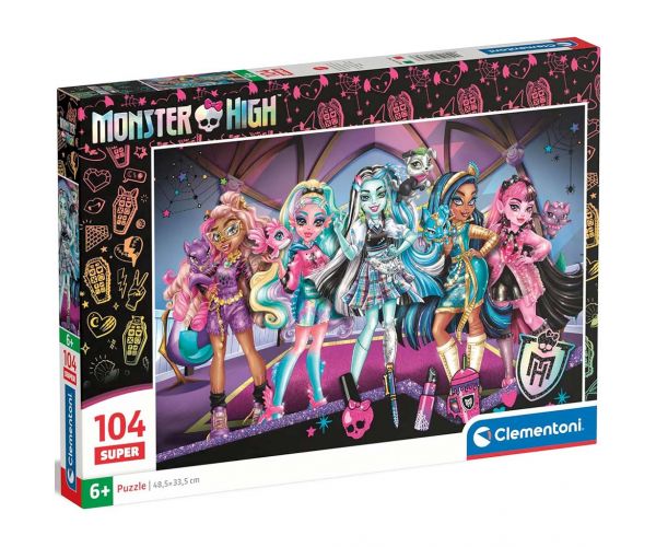 Monster High 104db-os super puzzle - Clementoni