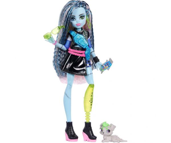 Monster High Frankie Stein baba kiegészítőkkel - Mattel