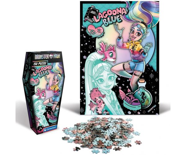Monster High Lagoona Blue 150 db-os puzzle - Clementoni