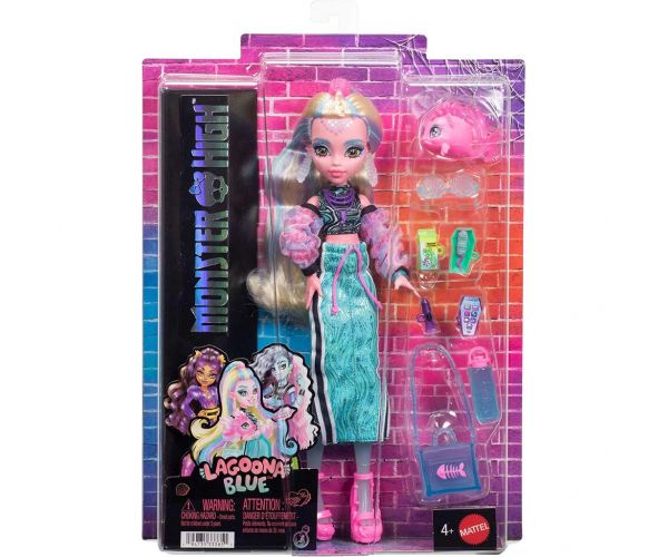 Monster High Lagoona Blue baba kiegészítőkkel - Mattel