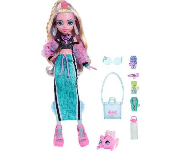 Monster High Lagoona Blue baba kiegészítőkkel - Mattel