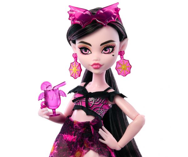 Monster High: Scare-adise Island – Draculaura baba kiegészítőkkel - Mattel