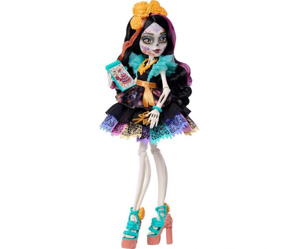 Monster High Skelita Calaveras baba kiegészítőkkel - Mattel