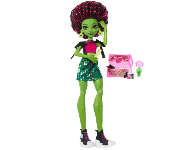 Monster High Rémségápolás Venus McFlytrap baba kiegészítőkkel - Mattel