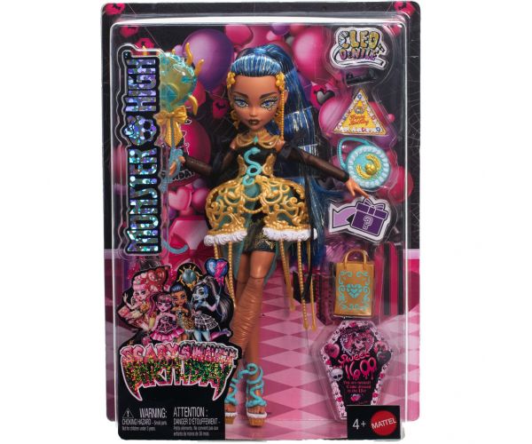 Monster High: Rémisztően Édes Szülinap – Cleo De Nile baba lufival és ajándékkal - Mattel