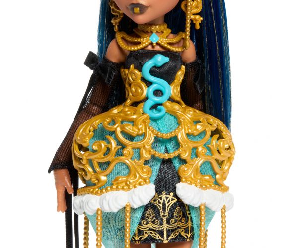Monster High: Rémisztően Édes Szülinap – Cleo De Nile baba lufival és ajándékkal - Mattel
