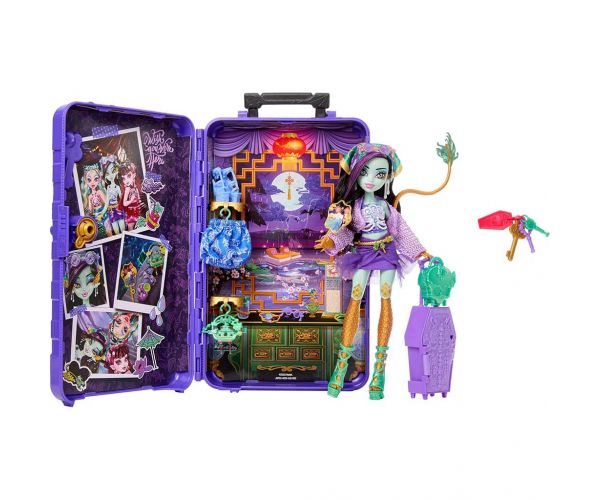 Monster High Szörnyen Jóbarátok titkai: Rémes utazás Jinafire Long baba - Mattel