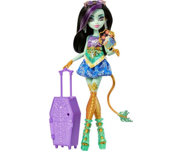 Monster High Szörnyen Jóbarátok titkai: Rémes utazás Jinafire Long baba - Mattel