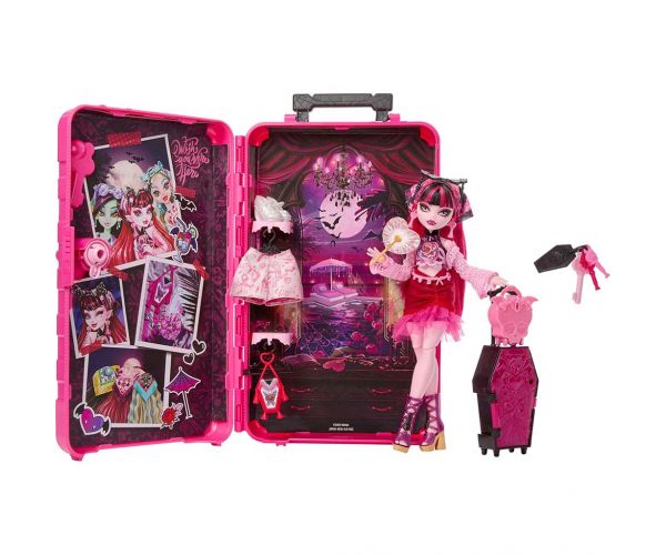 Monster High Szörnyen Jóbarátok titkai: Rémes utazás Draculaura baba - Mattel
