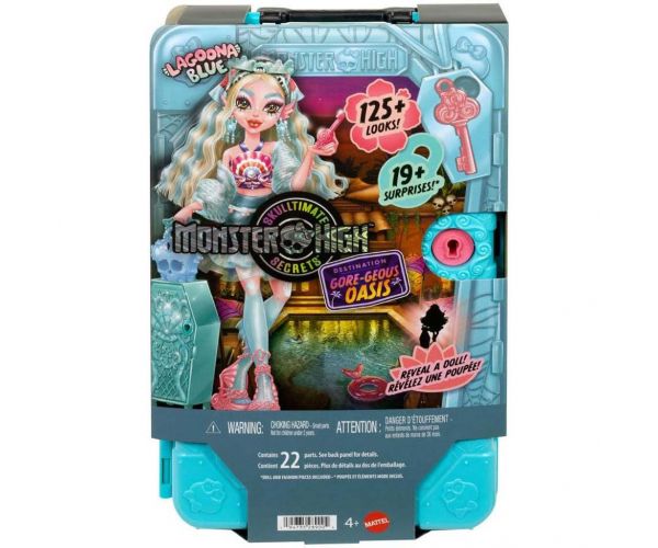 Monster High Szörnyen Jóbarátok titkai: Rémes utazás Lagoona Blue baba - Mattel