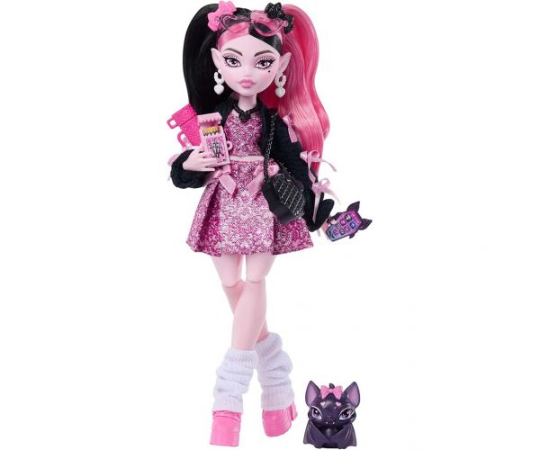 Monster High Draculaura baba kiegészítőkkel - Mattel