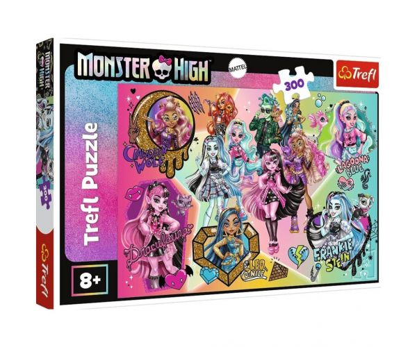 Monster High csúcsszörny barátnők 300db-os puzzle - Trefl