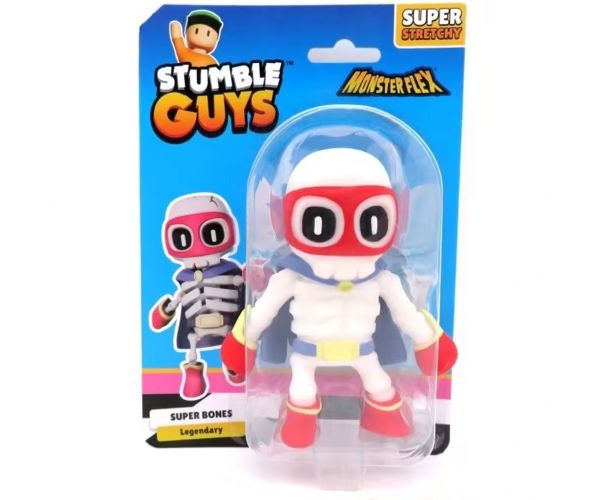 Monsterflex: Nyújtható Stumble Guys figura 3. széria többféle változatban 1db